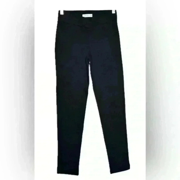 Active USA Black Cross Waist Skinny Leggings (224) - Picture 1 of 10